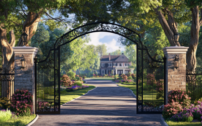 “The Art of the Driveway Gate: Creating a Grand Entrance for Your Rural Property